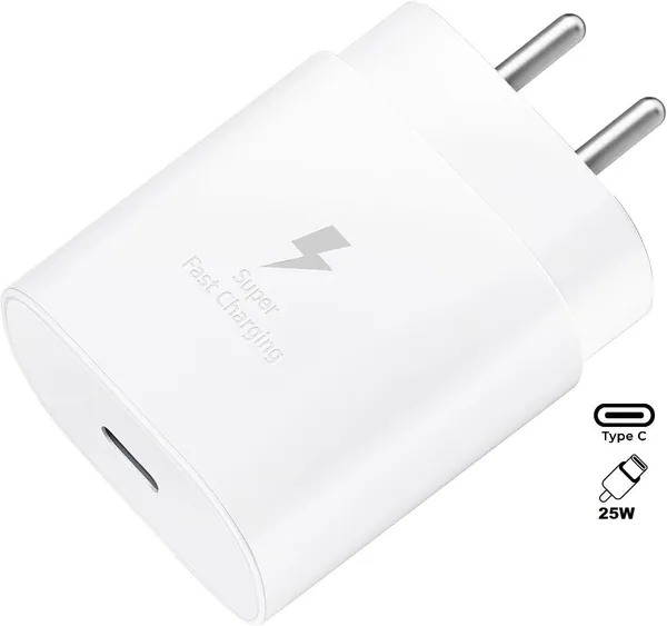 White_25_W_Supercharge_3.1_A_Wall_Charger_For_Mobile_With_Detachable_Cable_(Cable_Included)