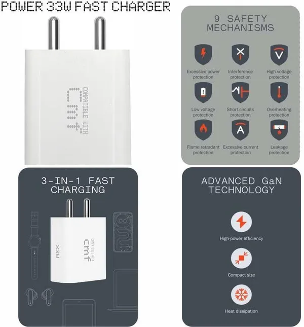 White_33_W_Supercharge_4_A_Wall_Charger_For_Mobile_With_Detachable_Cable_(Cable_Included)