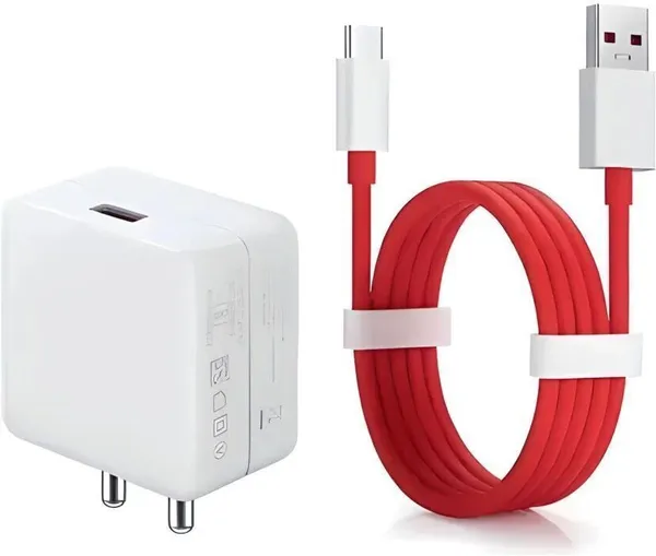White_65_W_Qualcomm_3.0_6_A_Wall_Charger_For_Mobile_With_Detachable_Cable_(Cable_Included)