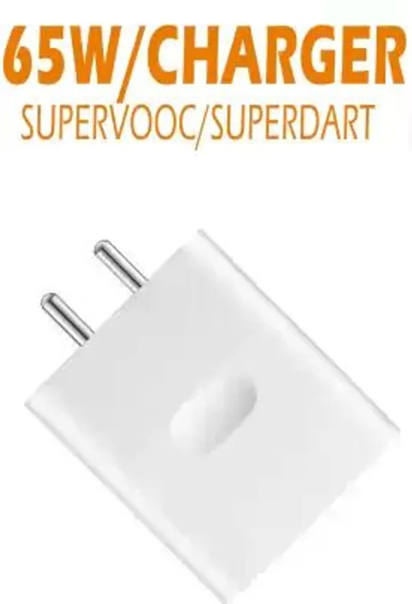 White_65_W_Supervooc_4_A_Wall_Charger_For_Mobile_With_Detachable_Cable_(Cable_Included)