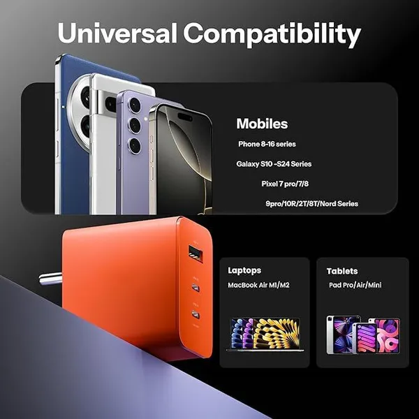 Orange_65_W_Gan_7_A_Multi-Pin_Wall_Charger_For_Mobile