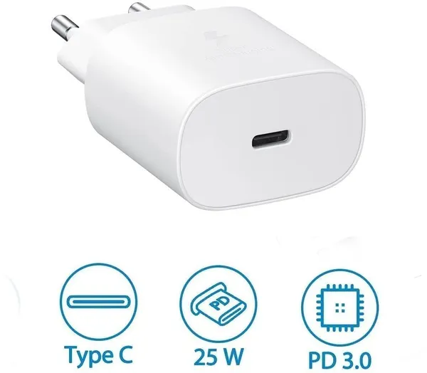 White_25_W_Quick_Charge_4_A_Wall_Charger_For_Mobile