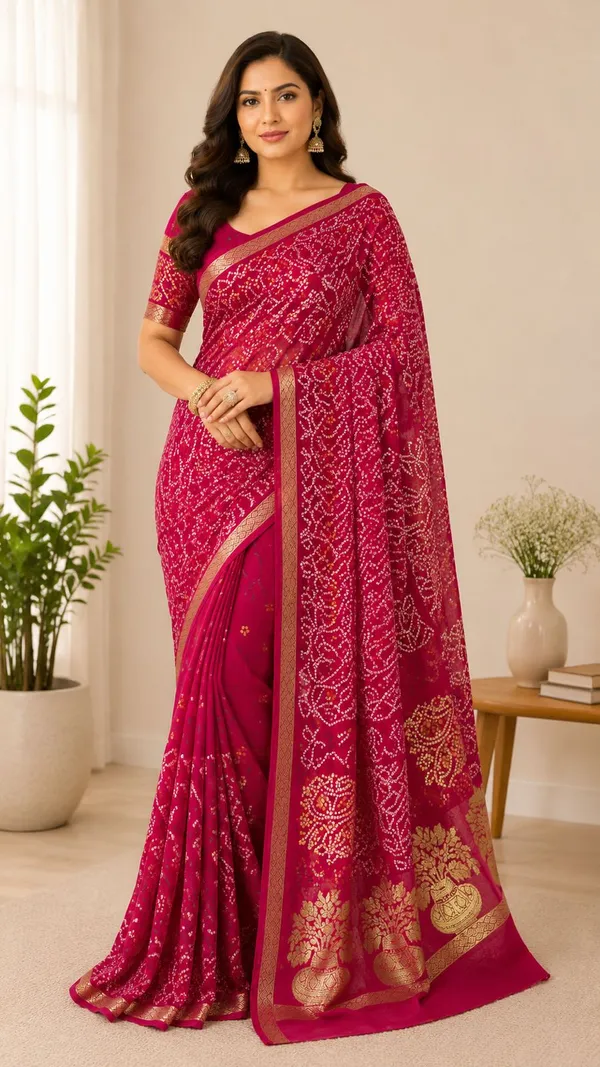 Bandhani_Print_Saree