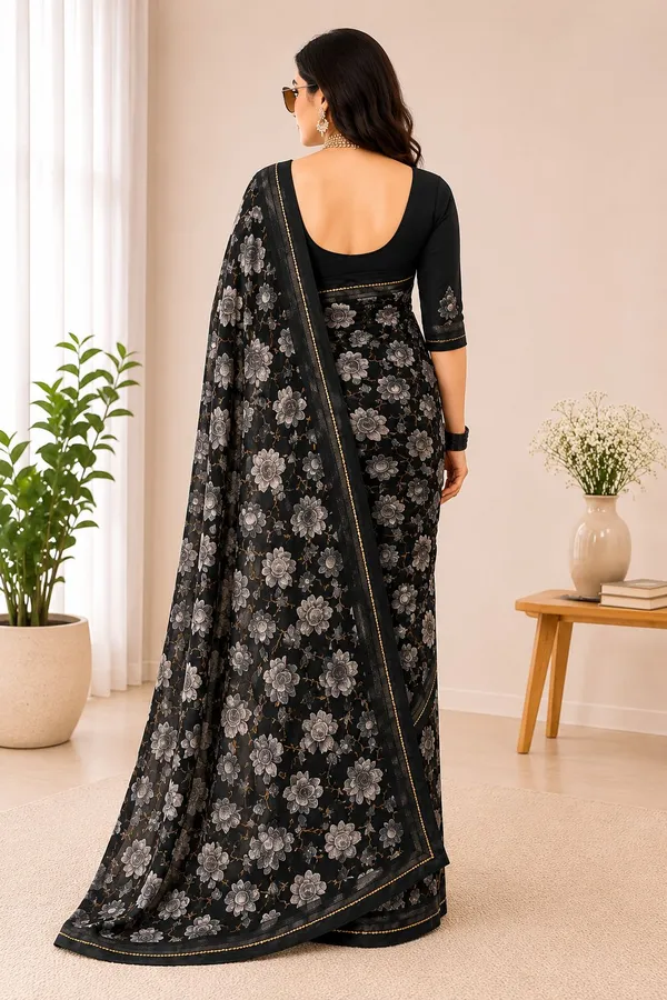 Floral_Printed_Saree_