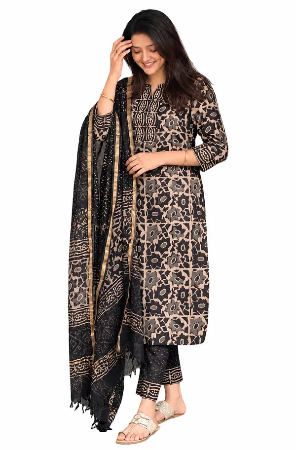 Trending_Anushri_Black_Viscose_Ethnic_Block_Print_Kurta_Pant_Dupatta_Set_for_Women_|_Traditional_Ethnic_Suit