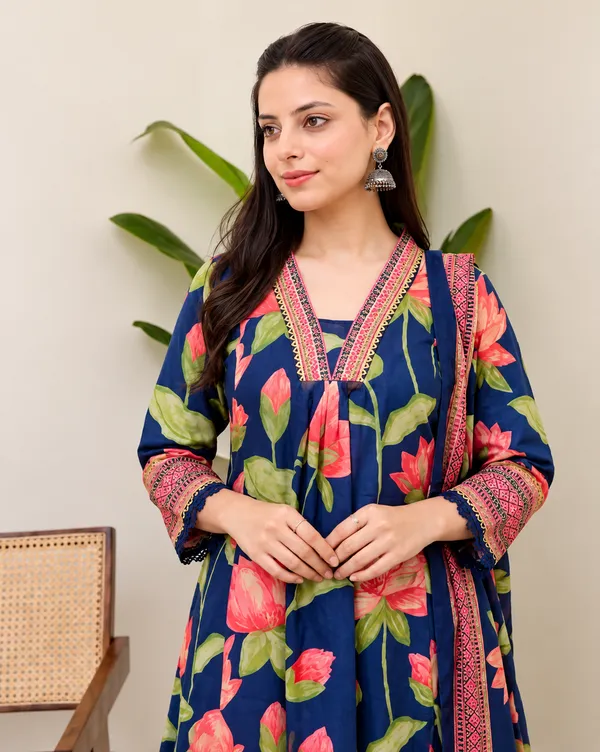 Trending_Jannat_Blue_Printed_Anarkali_Dress_|_Kurti_Pant_Set_3_PCS