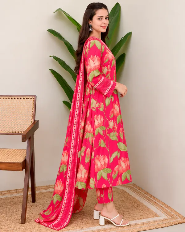 Trending_Jannat_Pink_Printed_Anarkali_Dress_|_Kurti_Pant_Set_3_PCS