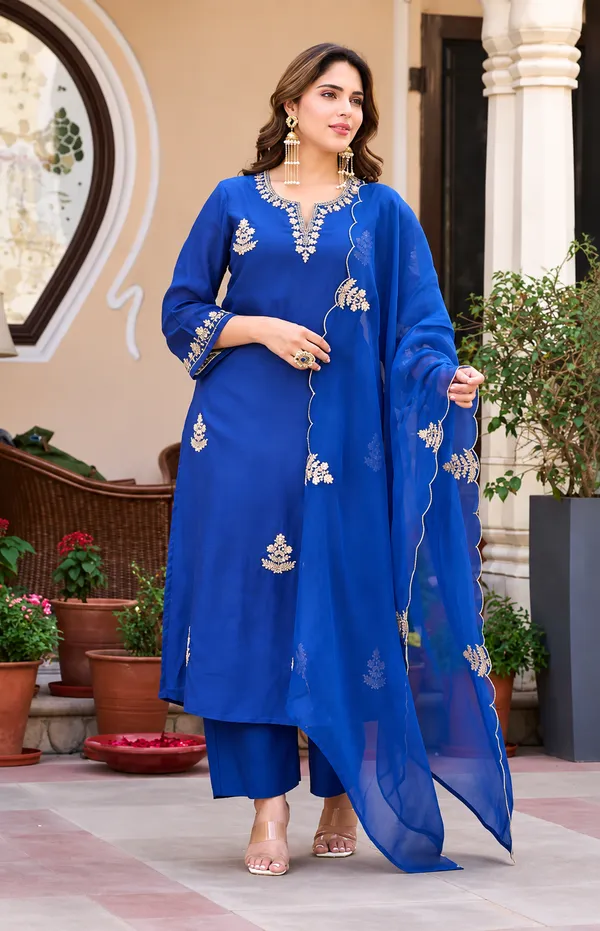 Trending_Misa_Blue_Printed_Anarkali_Dress_|_Kurti_Pant_Set_3_PCS