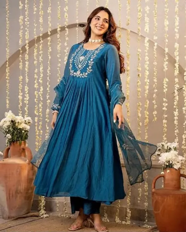 Trending_Moli_Morepeach_Printed_Anarkali_Dress_|_Kurti_Pant_Set_3_PCS