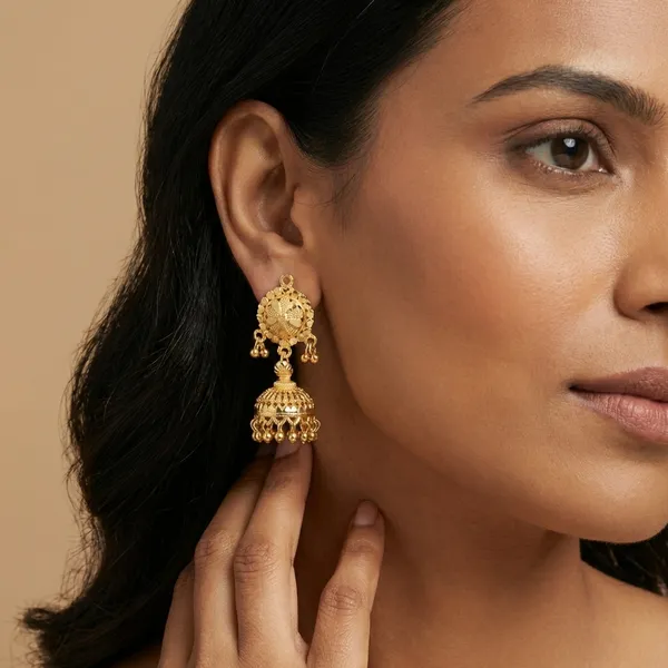 Gold_Brass_Temple_Jhumka_Earrings_For_Women