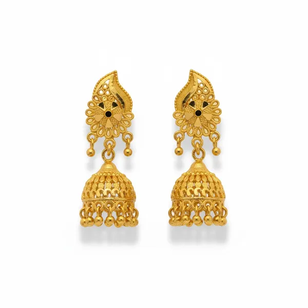 Gold_Brass_Jhumka_Earrings_For_Women