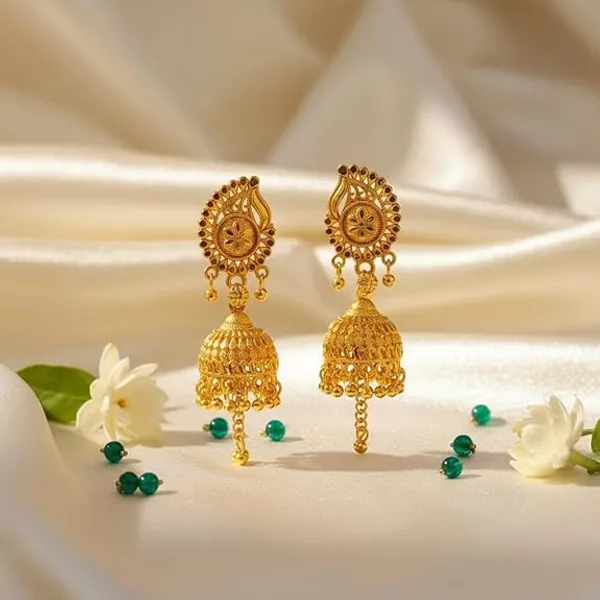 Gold_Brass_Jhumka_Earrings_For_Women