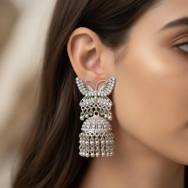 Silver_Brass_Jhumka_Earrings_For_Women