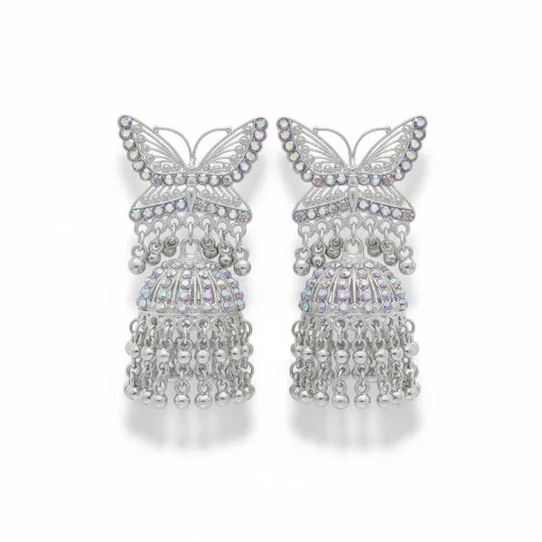 Silver_Brass_Jhumka_Earrings_For_Women