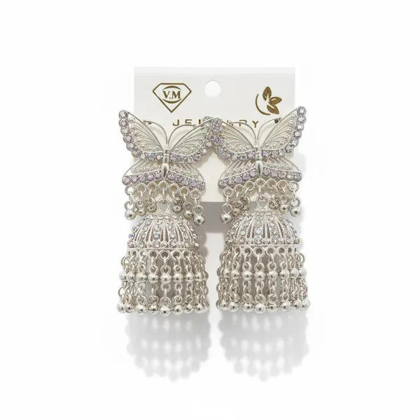Silver_Brass_Jhumka_Earrings_For_Women