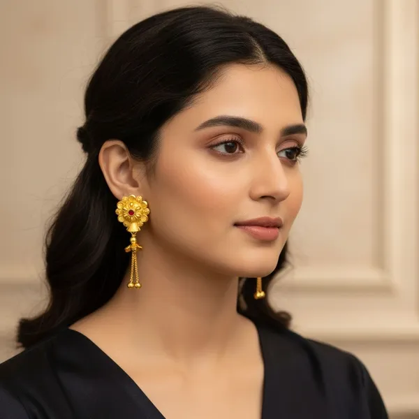 Gold_Brass_Jhumka_Earrings_For_Women