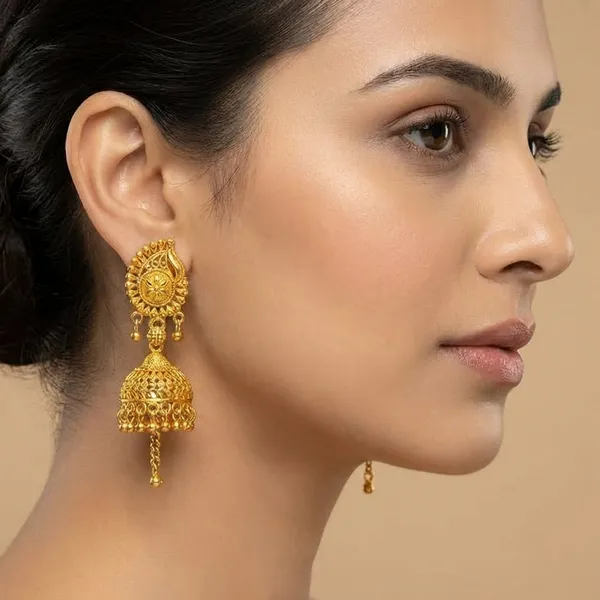 Gold_Brass_Jhumka_Earrings_For_Women