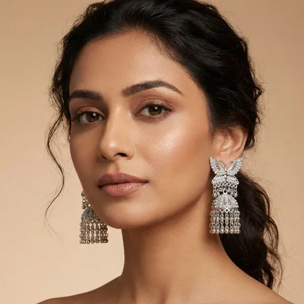 Silver_Brass_Jhumka_Earrings_For_Women