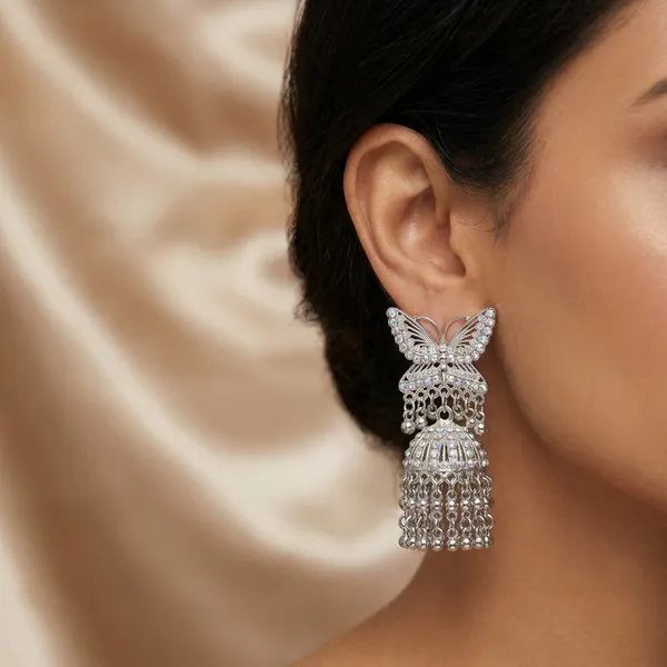 Silver_Brass_Jhumka_Earrings_For_Women