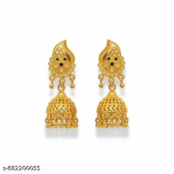 Gold_Brass_Jhumka_Earrings_For_Women