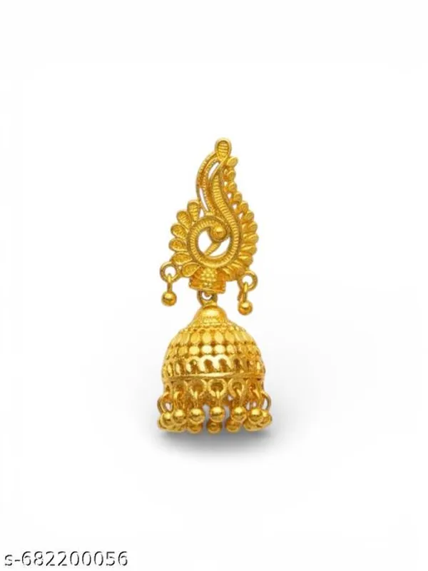 Gold_Brass_Jhumka_Earrings_For_Women