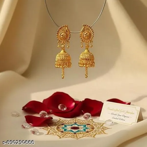 Gold_Brass_Jhumka_Earrings_For_Women