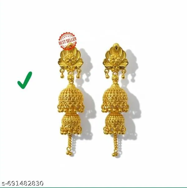 Gold_Brass_Jhumka_Earrings_For_Women