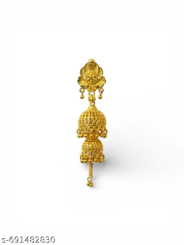Gold_Brass_Jhumka_Earrings_For_Women