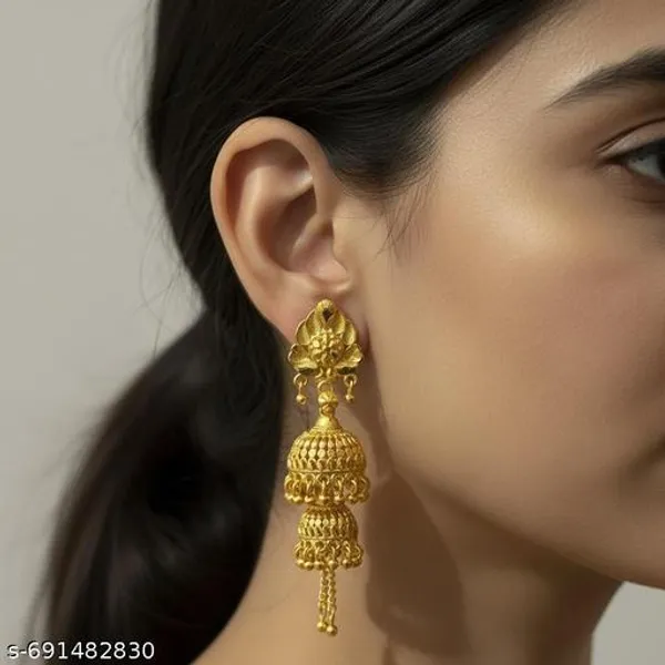 Gold_Brass_Jhumka_Earrings_For_Women