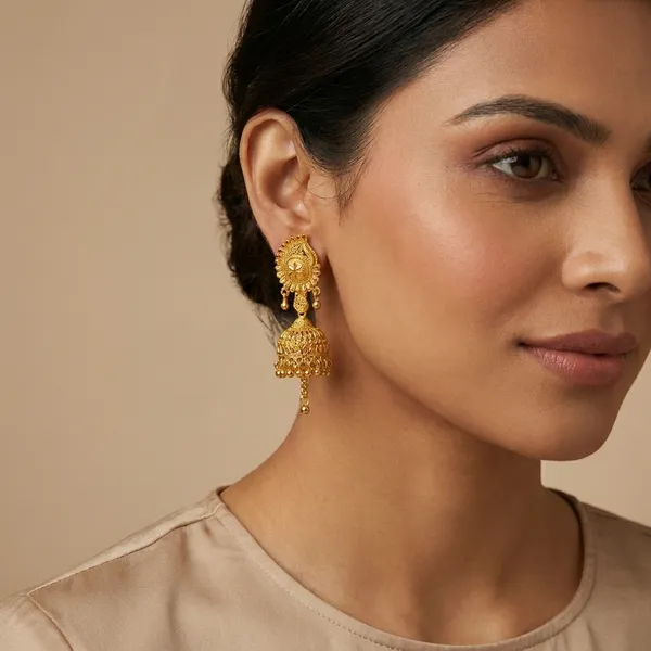 Gold_Brass_Jhumka_Earrings_For_Women