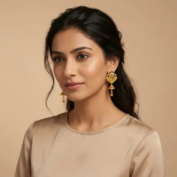 Gold_Brass_Jhumka_Earrings_For_Women
