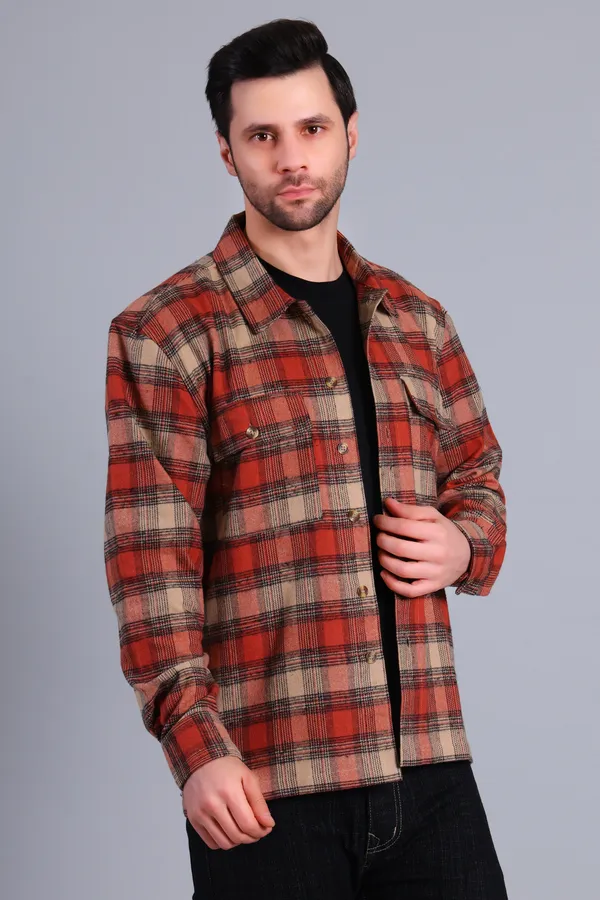 Multicolor_Checkered_Cotton_Blend_Shacket_For_Men