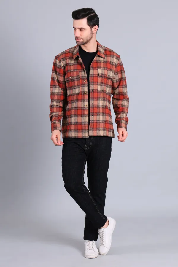Multicolor_Checkered_Cotton_Blend_Shacket_For_Men