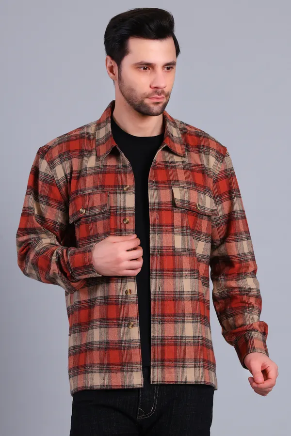 Multicolor_Checkered_Cotton_Blend_Shacket_For_Men