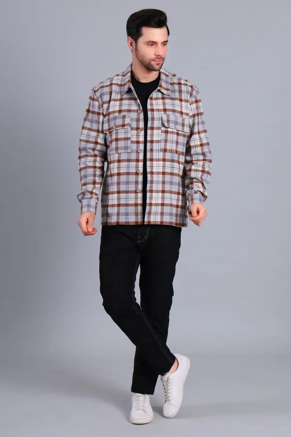 Grey_Checkered_Cotton_Blend_Shacket_For_Men