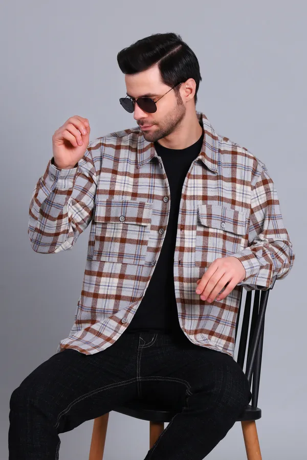 Grey_Checkered_Cotton_Blend_Shacket_For_Men