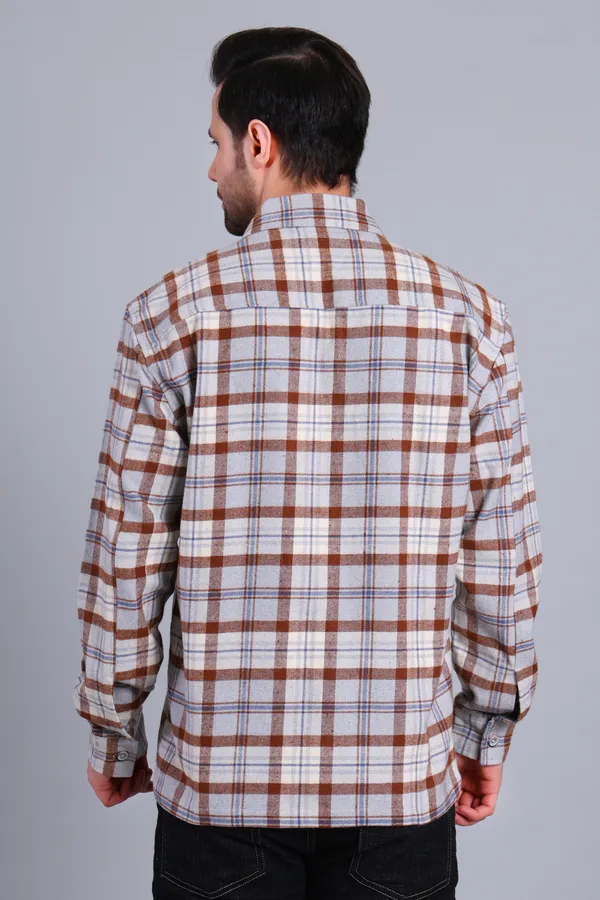 Grey_Checkered_Cotton_Blend_Shacket_For_Men