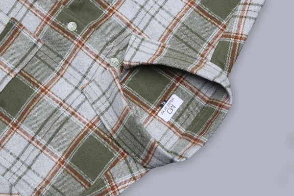 Olive_Green_Cotton_Blend_Checkered_Shacket_For_Men