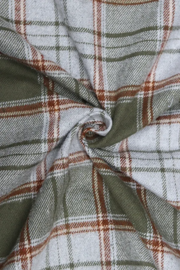 Olive_Green_Cotton_Blend_Checkered_Shacket_For_Men