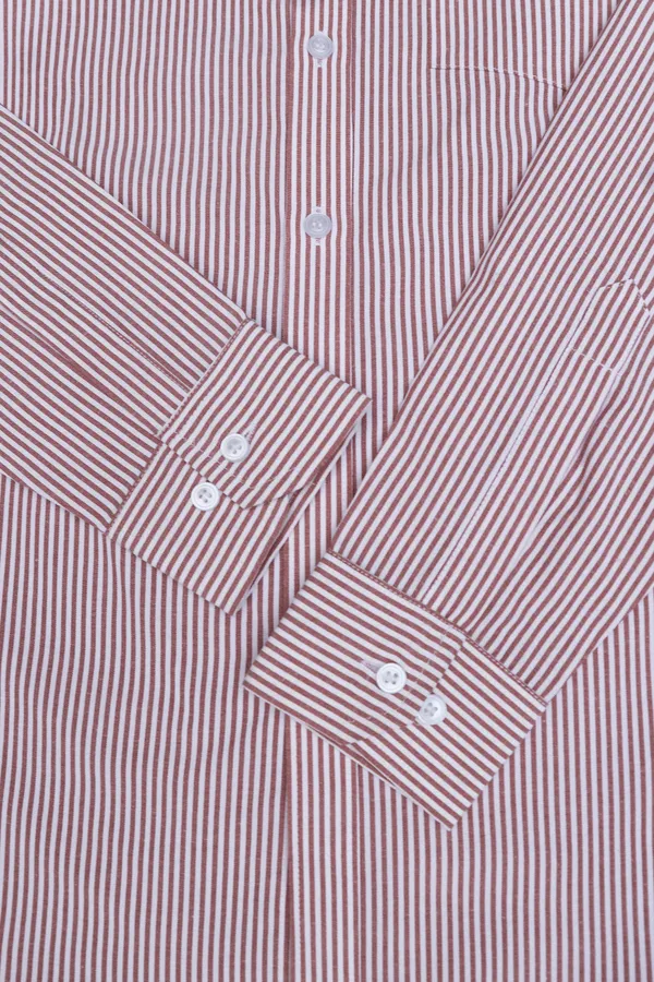Brown_Cotton_Blend_Stripes_Shirt_For_Men