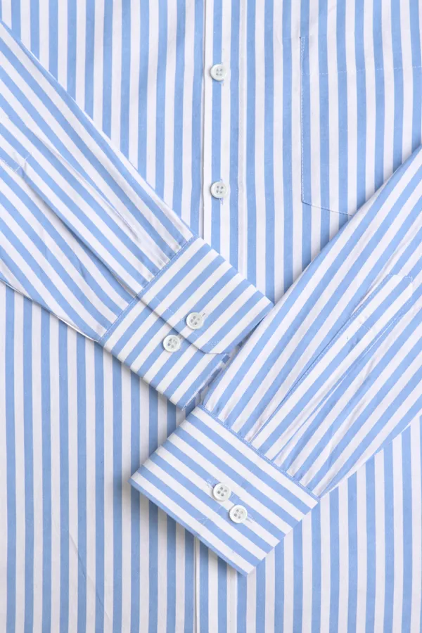 Blue_Cotton_Blend_Stripes_Shirt_For_Men