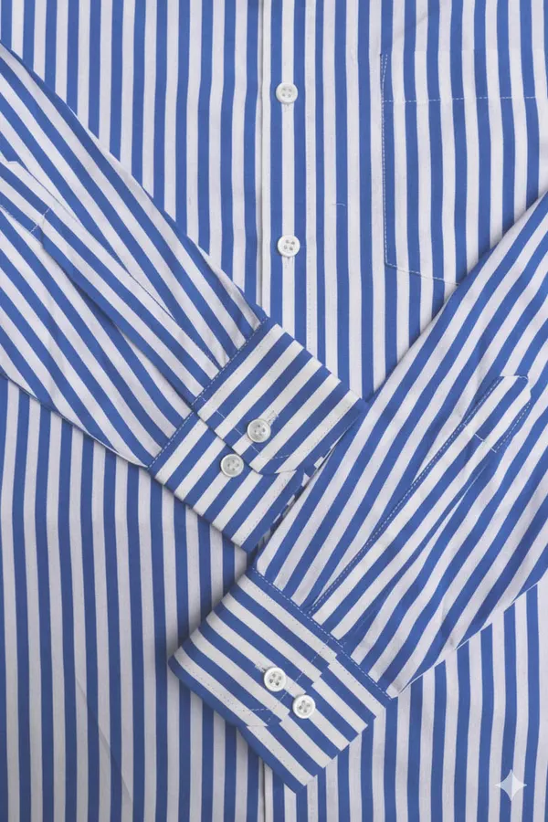 Royal_Blue_Cotton_Blend_Stripes_Shirt_For_Men