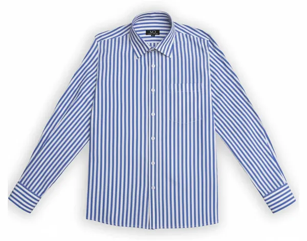 Royal_Blue_Cotton_Blend_Stripes_Shirt_For_Men