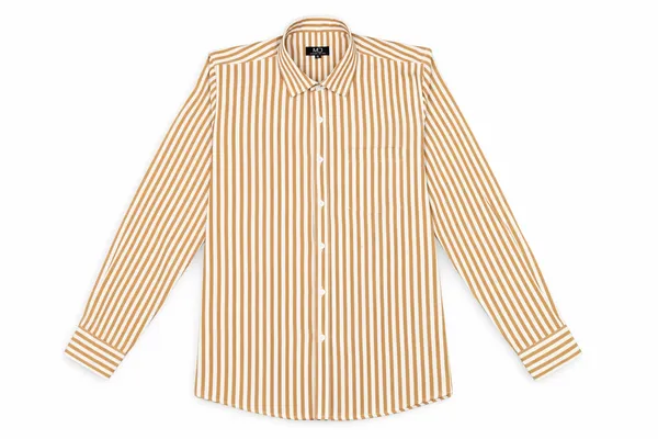 Mustard_Yellow_Stripes_Shirt_For_Men
