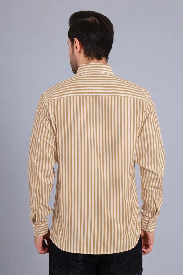 Mustard_Yellow_Stripes_Shirt_For_Men