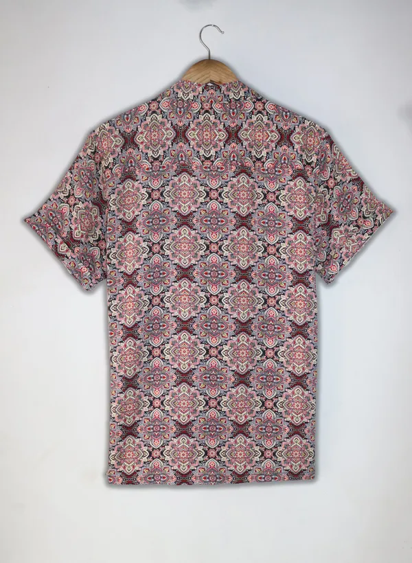 Multicolor_Viscose_Rayon__Printed_Shirt_For_Men