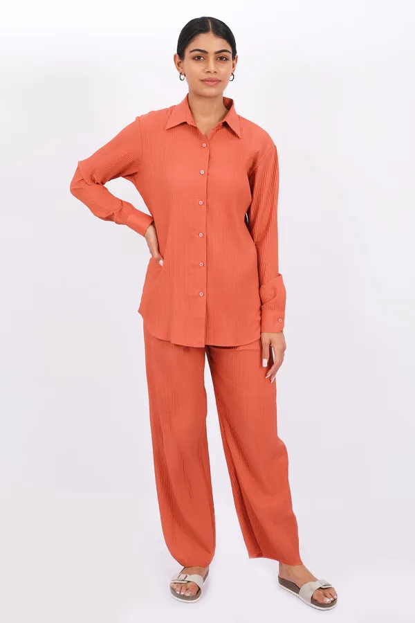 Brick_Red_Solid_Co_Ord_Set_For_Women