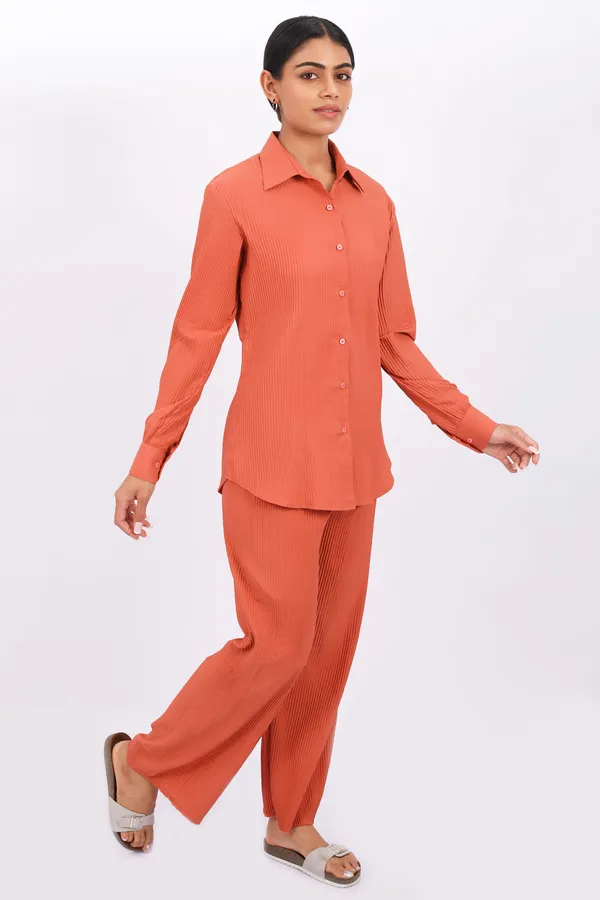 Brick_Red_Solid_Co_Ord_Set_For_Women