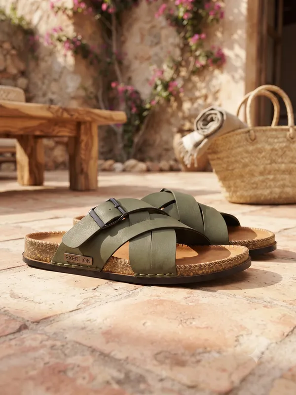 Olive_Casual_Sandals_For_Men