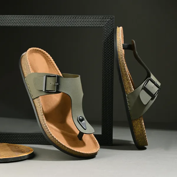 Olive_Casual_Sandals_For_Men